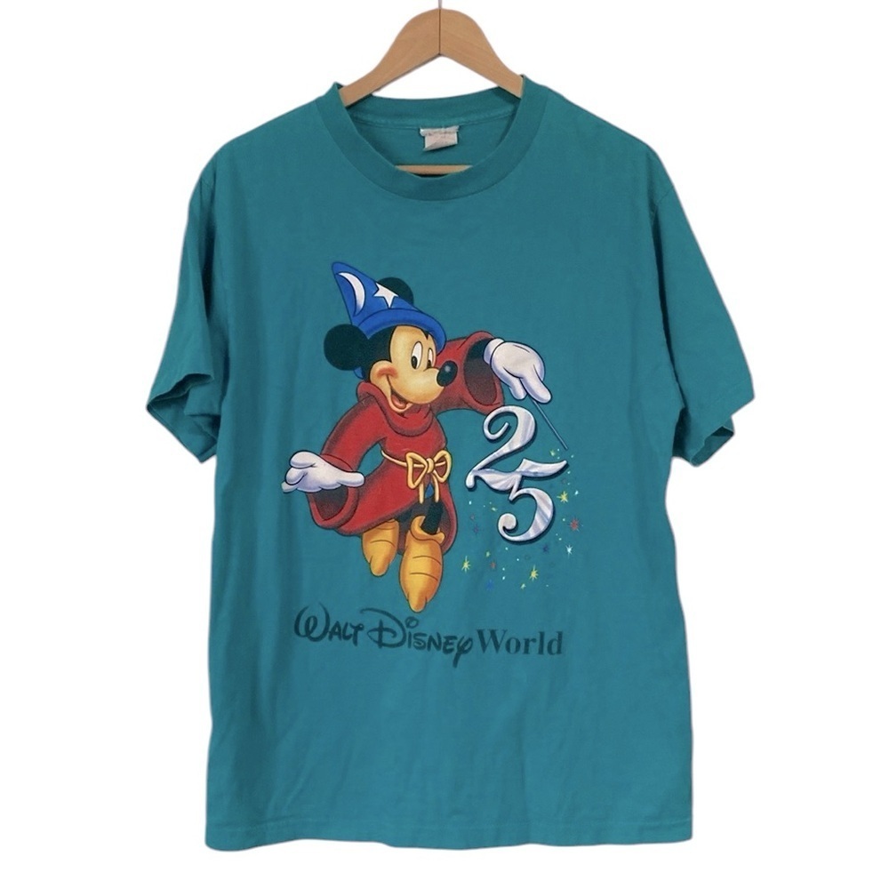 Vintage Disney Mickey Mouse 25th Anniversary Walt Disney World T-Shirt Large